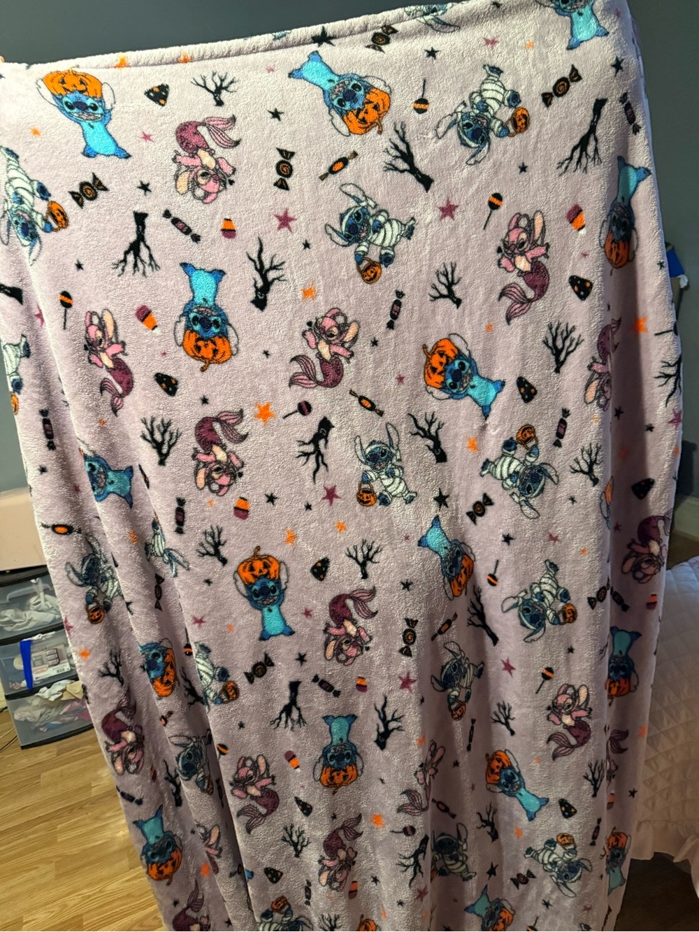 Kids Halloween Character Plush blanket